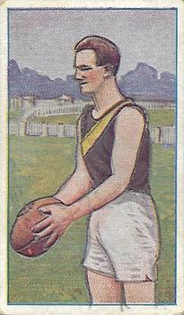 1921 J.J.Schuh Magpie Cigarettes Victorian League Footballers #NNO George Bayliss Front